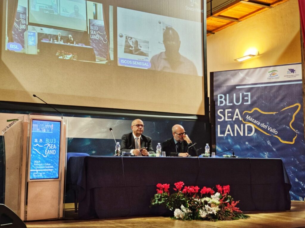 Emilio Ciarlo insieme a Nino Carlino, presidente di Blue Sea Land. Crediti: Blue Sea Land