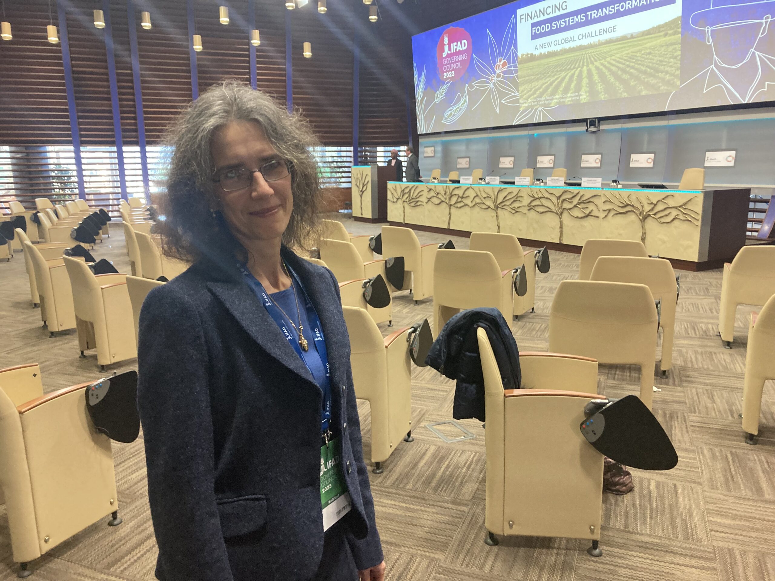 Bettina Prato all'Ifad. © Internationalia