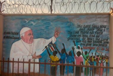 Murales di Papa Francesco a Juba, Sud Sudan