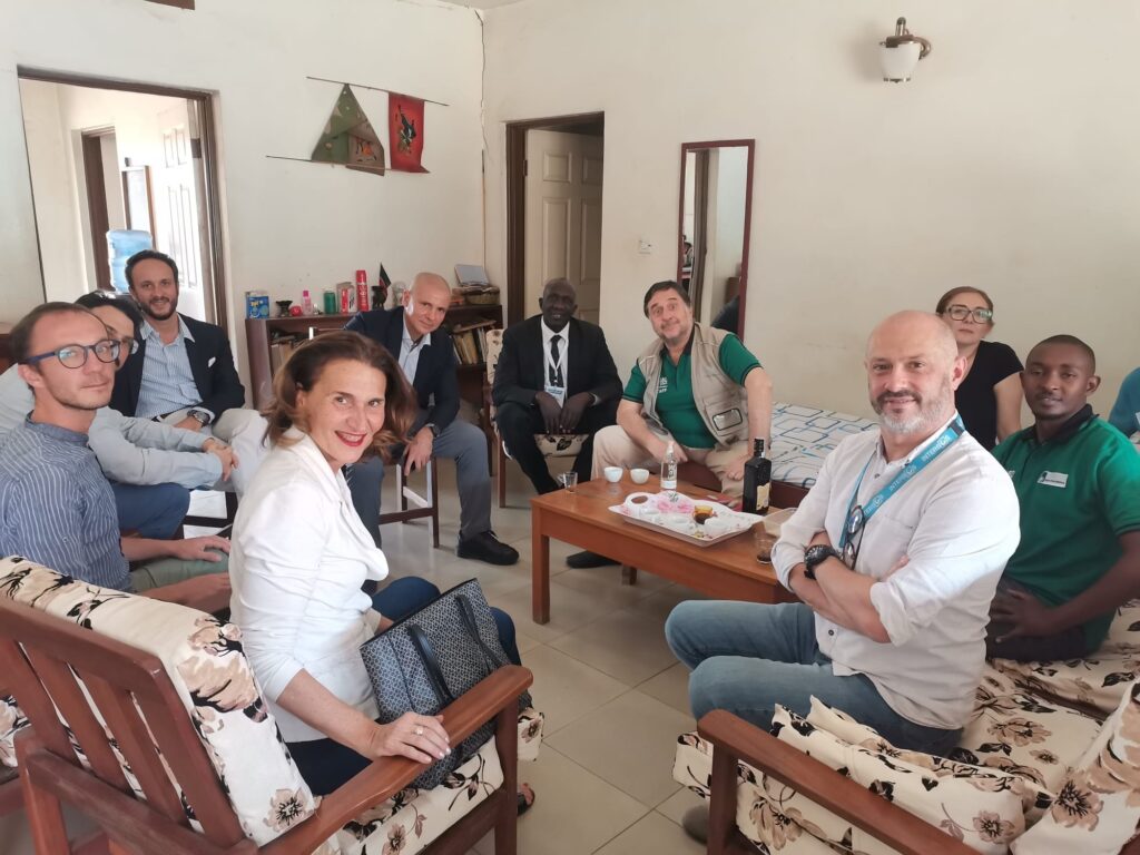 La delegazione di Aics Addis Abeba a Juba. Crediti Aics Addis Abeba