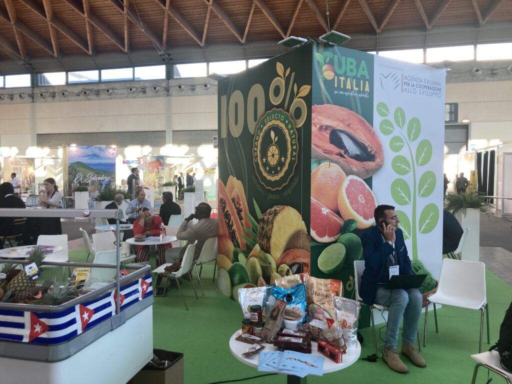 Lo stand di Cuba a Macfrut 2023