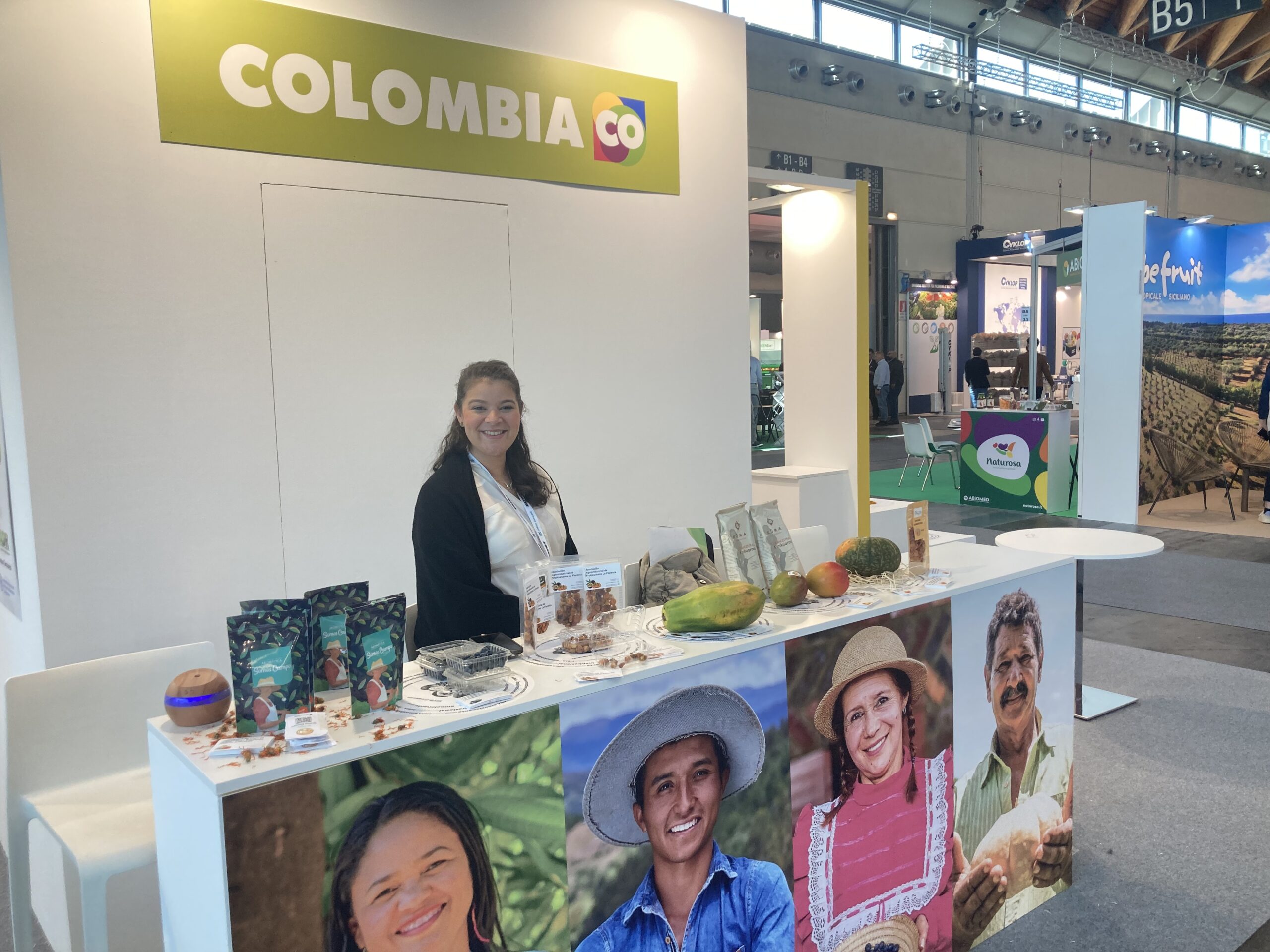 Lo stand colombiano a Macfrut