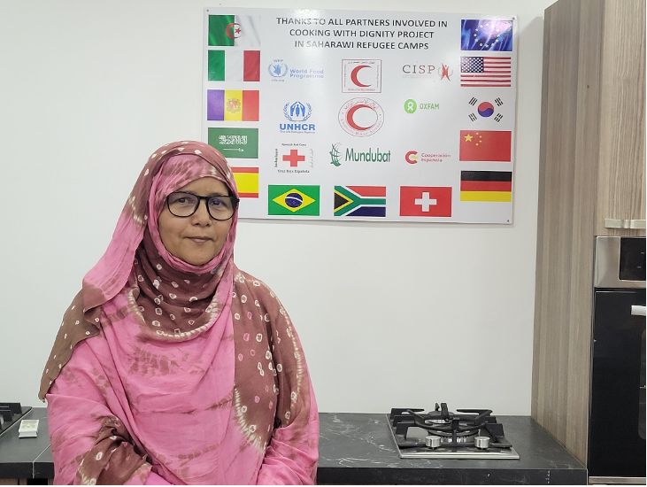 La vincitrice dell’edizione Masterchef nei campi Saharawi, progetto finanziato anche con fondi della Cooperazione italiana e realizzato in collaborazione con il Cisp
