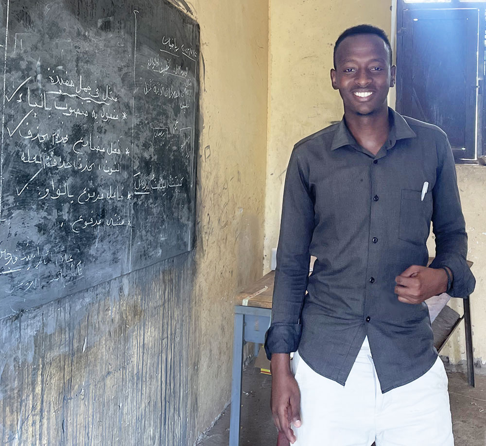 Mubashar Hassan, 26 anni, studente del 3° anno di contabilità di Galabat Alshargia, Gedaref.